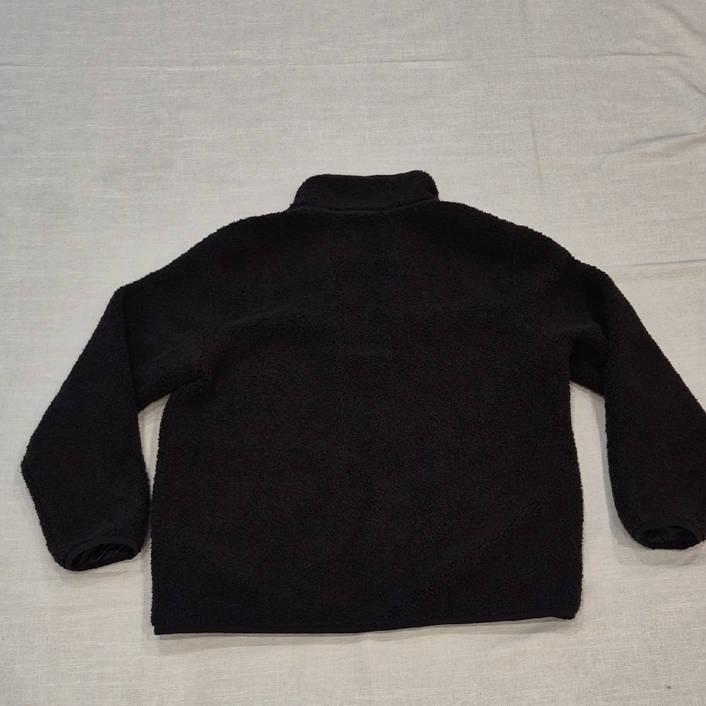 Theory Jacket, Men's  Black Glacial Sherpa fleece, Full Zip Bomber, XL - Picture 5 of 7